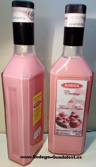 Strawberries with Cream Liquor «Agrica»50 cl.