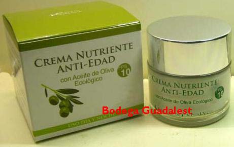 Crema antiedad aceite oliva Ecologico fps 10. 50 ml