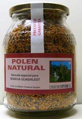 Polen Natural, tarro 500 gramos.